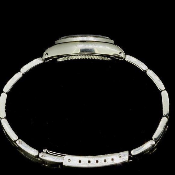 Rolex Ladies Datejust Date Oyster Steel Diamond Dial Bezel Sapphire Watch